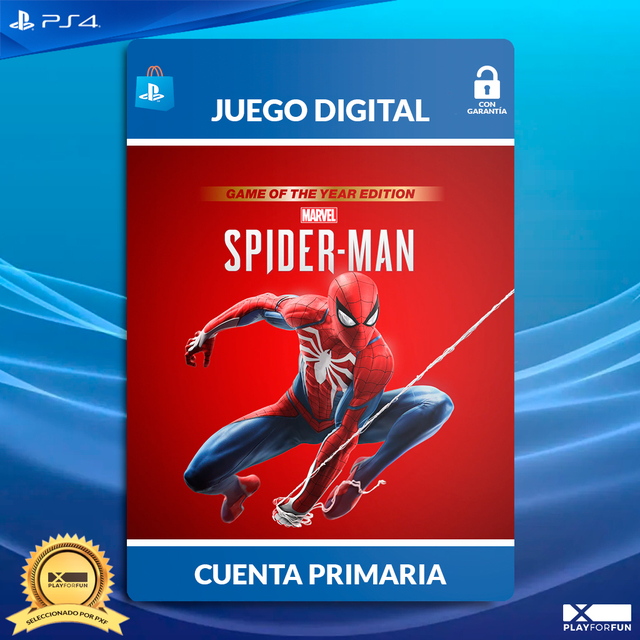 MARVEL SPIDERMAN GOTY - PS4 DIGITAL - Play For Fun