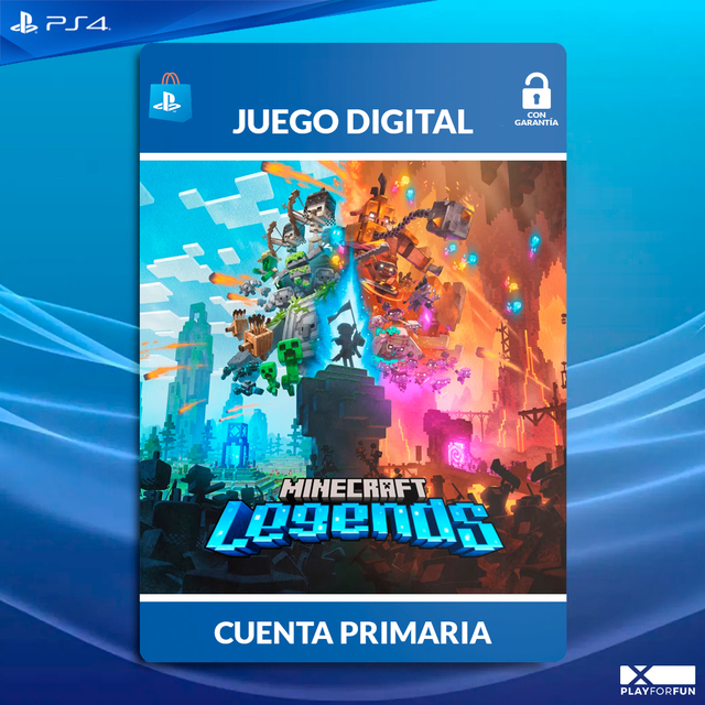 Minecraft Legends PS4 - Juego Digital -Full Games