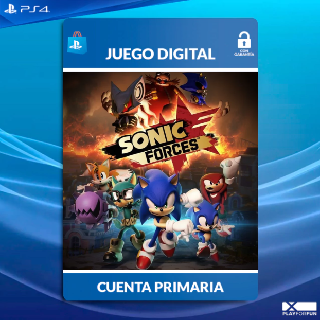 SONIC FORCES - PS4 DIGITAL - Comprar en Play For Fun