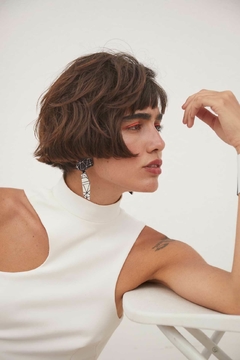 Greta Pattern Earrings Large - comprar online