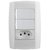 Conjunto 2 Interruptores Simples + 1 Tomada 20A - Ilumi Slim - ILS20 - comprar online