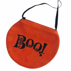 BOLSITA CARAMELERA BOO NARANJA CON NEGRO - comprar online