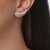 Brinco Ear Cuff Folhas Ródio Branco - comprar online