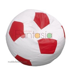 Puff Balon EcoCuero Grande - Muebles Fantasia