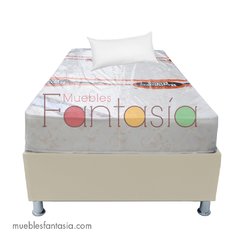 Combo Base Cama Sencilla +Colchón Ramguiflex+Almohada - comprar online