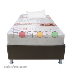 Combo Base Cama Sencilla +Colchón Ramguiflex+Almohada en internet