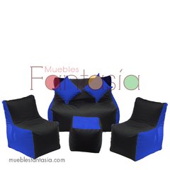 Sala Puff Sillas Cuerotex. - Muebles Fantasia