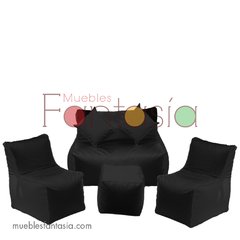 Sala Puff Sillas Cuerotex. - comprar online