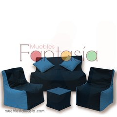 Sala Puff Sillas Lona - comprar online