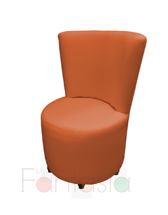 Puff redondo con Espaldar - Muebles Fantasia