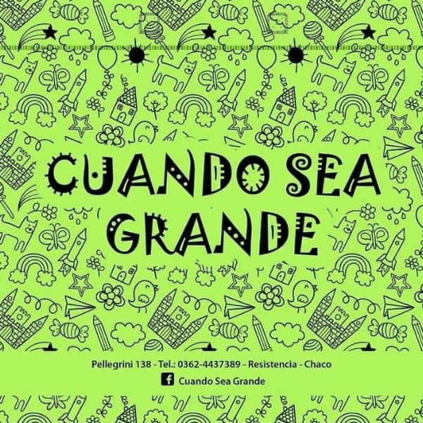 Tienda Online de CUANDO SEA GRANDE