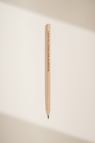 Lápices de madera con frase - L&R handcraft