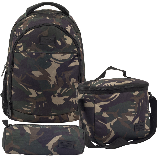 Set Multi Pack Mochila Cartuchera Lonchera Colegio Xtrem 143586 9833