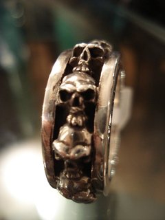 Anillo CINTA SKULL HORIZONTAL