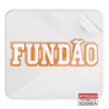 Adesivo Fundão Branco e Laranja 3 X 9 - comprar online