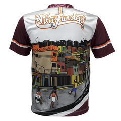 Camiseta Comemorativa Favela Vinho - comprar online