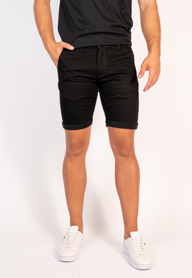 Bermuda de jean negra sale