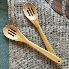 Juego De Cubiertos Bamboo Para Ensalada