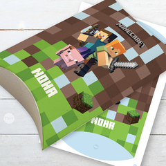 piñata imprimible minecraft, minecraft party bundle, piñata de cumpleaños, piñata para caramelos imprimible