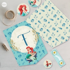 Kit imprimible sirenita ariel tukit - comprar online