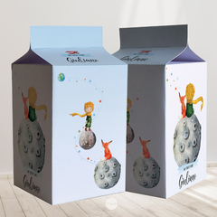 milk box imprimible el principito, the little prince party bundle, principito supplies, cumpleaños, milkbox, caja, souvenir