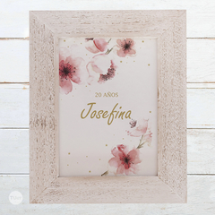 Kit imprimible flores cherry shabby chic tukit en internet