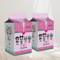 Milk box imprimible muñecas lol tukit