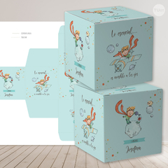 Caja cubo imprimible principito little prince tukit - comprar online
