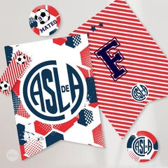 Kit imprimible futbol san lorenzo cuervo ciclon candy bar tukit - tienda online