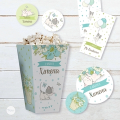 Kit imprimible gatos globos mint candy bar tukit en internet