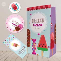 Kit imprimible golosinas helados candies caramelos tukit en internet