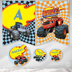 Kit imprimible autos monster machines tukit - TuKit