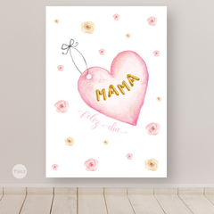 Kit imprimible dia de la madre corazon dorado tukit - TuKit