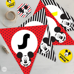 Kit imprimible mickey mouse candy bar tukit - TuKit