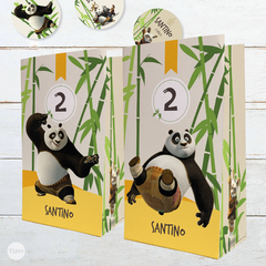 Kit imprimible kung fu panda oso animales tukit - TuKit