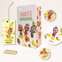 Kit imprimible bebes llorones tutti frutti tukit - comprar online