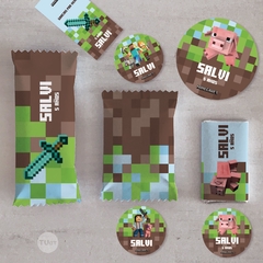 Kit imprimible minecraft tukit - tienda online