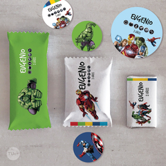 Imagen de Kit imprimible super heroes superheroes tukit