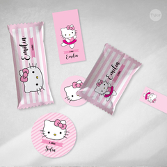 Kit imprimible hello kitty bailarina cumpleaños candy bar - comprar online