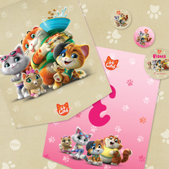 Kit imprimible 44 gatos cats candy bar tukit - comprar online