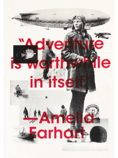 Pôster Amelia Earhart [PÔSTER A3]