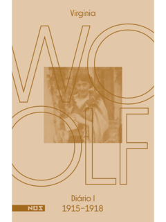 Os diários de Virginia Woolf - Vol 1 (1915-1918)