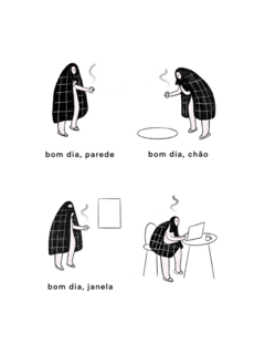 Bom dia, parede, chão e janela [PÔSTER A4]