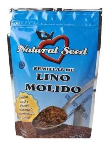 Semillas De Lino Molido - 250 Gr - Natural Seed