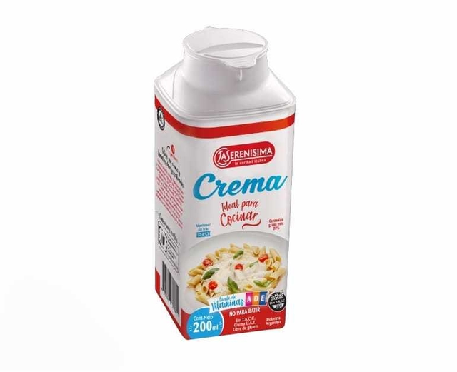 Crema Ideal Para Cocinar - 200 Ml - La Serenisima