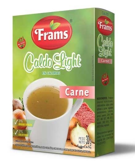 Caldo Light Carne- 30Gr - Frams