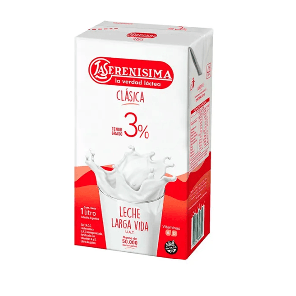 Leche Entera Clásica - 1 litro - La Serenisima