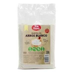 Harina De Arroz Blanco - 500 Gr - Yin Yang