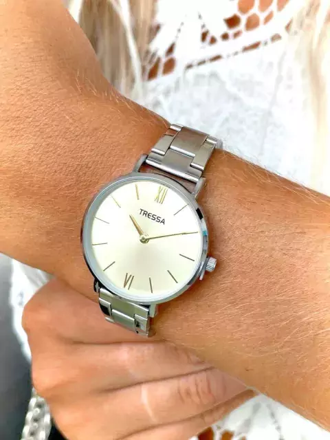 Reloj tressa de oro 18k new arrivals