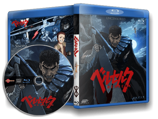 Animes DVD - BERSERK 2016 - Lançamento Blu-ray (sem censura). Temporada  completa, versão Blu-ray, sem censura e com gráficos melhorados. Esse anime  marca o inicio da Era das Treva do mangá, uma